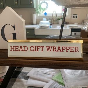 3/$15 🎄⭐️❤️Reversible Desk Sign🎄⭐️❤️